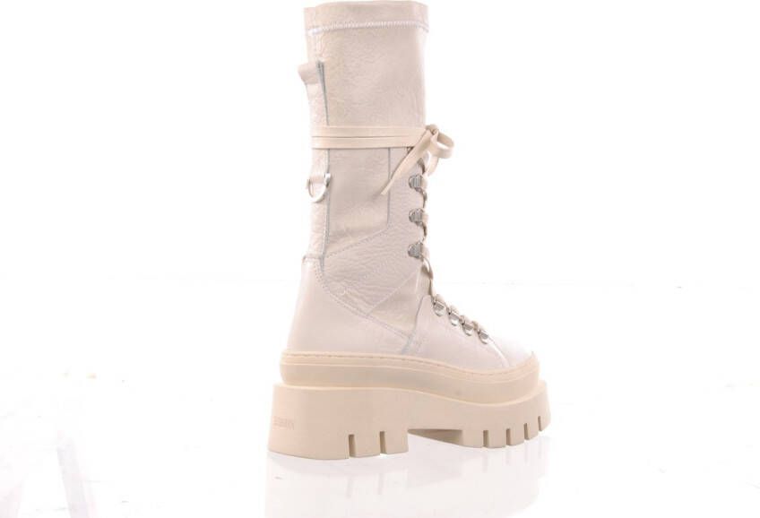 Bronx Evi-Ann Veterschoenen Hoog gebroken wit