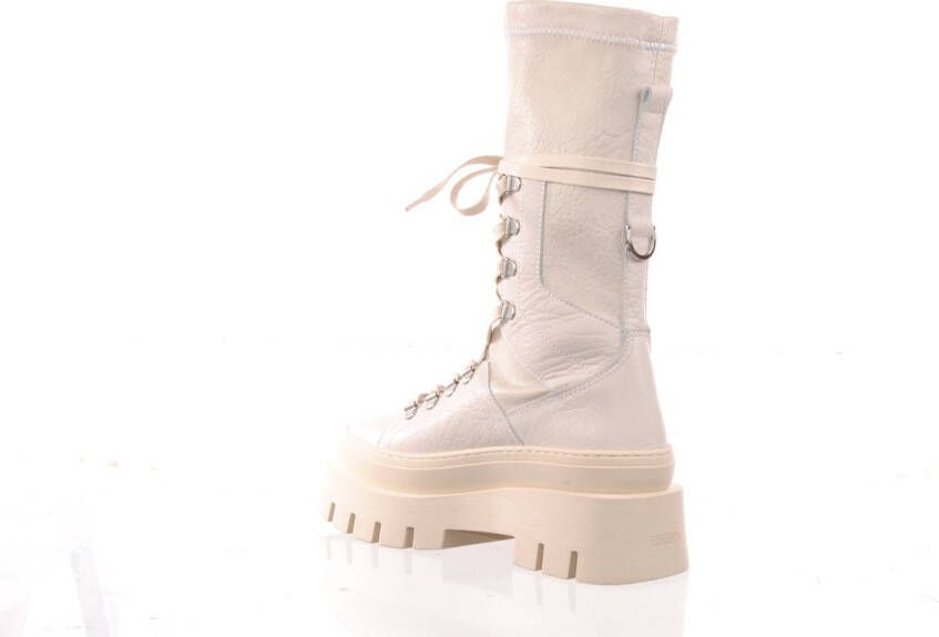 Bronx Evi-Ann Veterschoenen Hoog gebroken wit