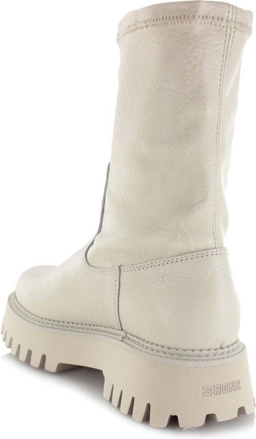 Bronx Groov-y 47358 Chelsea boots Enkellaarsjes Dames Wit
