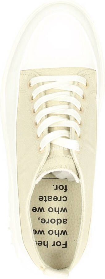 Bronx Groov-y Veterschoenen Laag beige