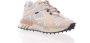 Bruin Tinten Ha-cker 66430 Lage sneakers Leren Sneaker Dames Beige - Thumbnail 8