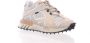 Bruin Tinten Ha-cker 66430 Lage sneakers Leren Sneaker Dames Beige - Thumbnail 8