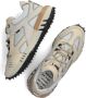 Bruin Tinten Ha-cker 66430 Lage sneakers Leren Sneaker Dames Beige - Thumbnail 9