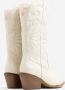 City Western Jukeson 34180 Cowboylaarzen Western Laarzen Dames Beige - Thumbnail 11