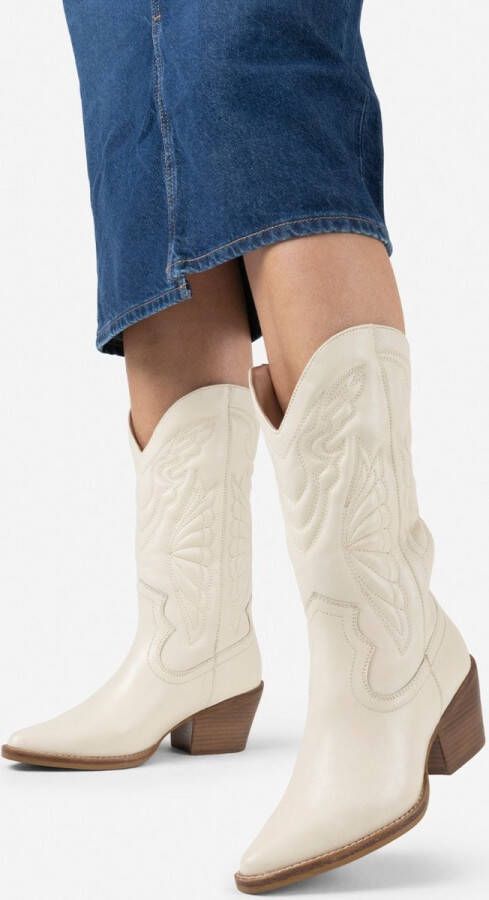Bronx Jukeson 34180 Cowboylaarzen Western Laarzen Dames Beige