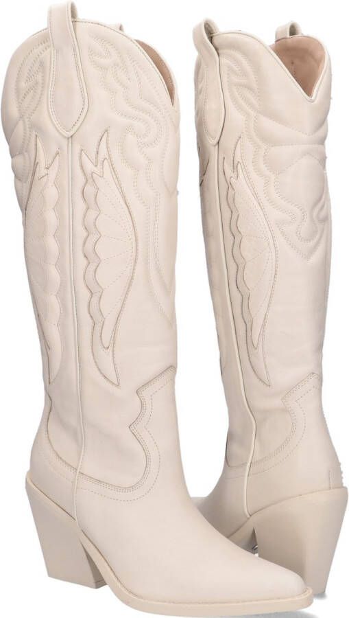 Bronx New-kole 14177 Cowboylaarzen Western Laarzen Dames Wit