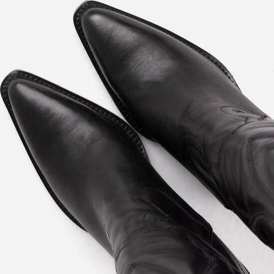 Bronx New-kole 14177 Cowboylaarzen Western Laarzen Dames Zwart