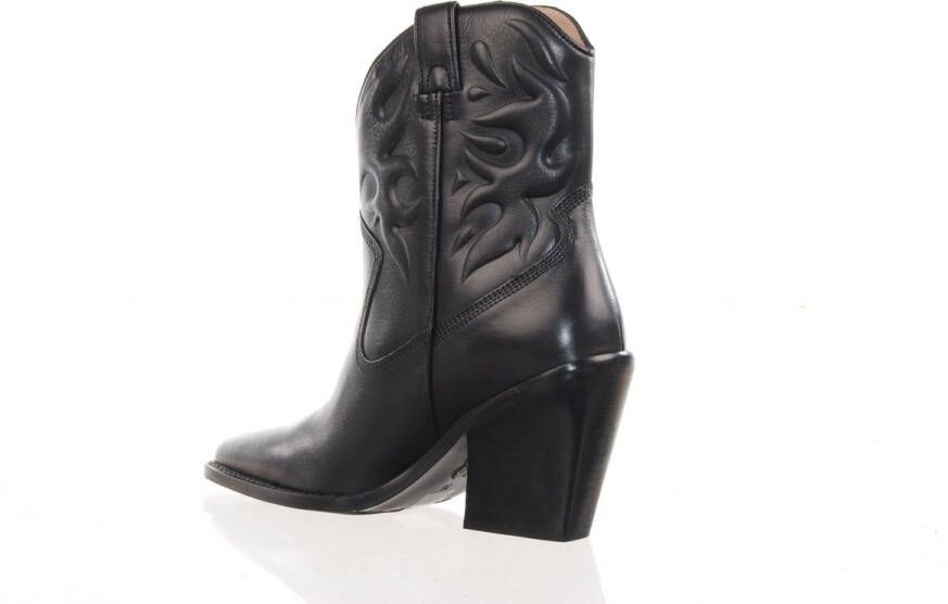 Bronx New-kole 34225 Cowboylaarzen Western Laarzen Dames Zwart