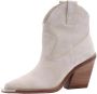 Bruin Tinten New Kole 34262 Enkelboots Enkellaarsjes Dames Beige - Thumbnail 12