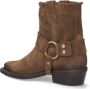 Bronx Moss Brushed Suede Boots met carre neus - Thumbnail 8
