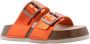 Bronx Luzancy Zomer Sliders voor Dames Orange Dames - Thumbnail 4