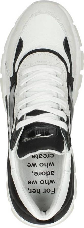 Bronx Tayke-over 66426 Lage sneakers Leren Sneaker Dames Wit