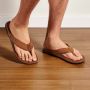 Bruin Tinten Olukai Tuahine Slippers Heren Bruin - Thumbnail 7