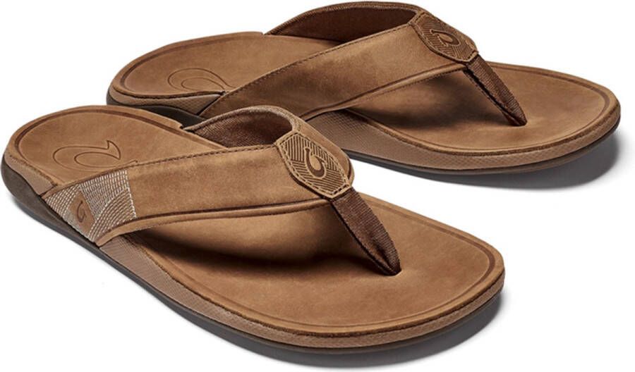 Bruin Tinten Tuahine Slippers Heren Bruin