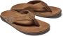 Olukai Bruin Tinten Tuahine Slippers Heren Bruin - Thumbnail 8
