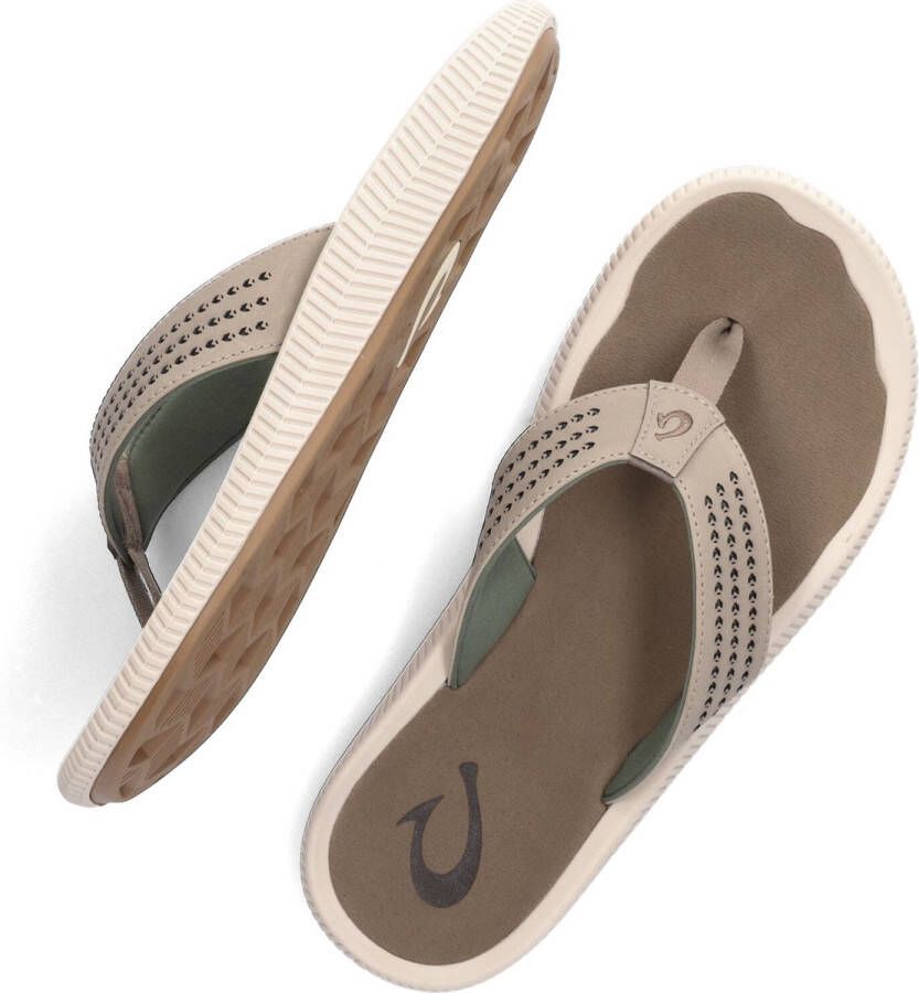 Olukai Bruin Tinten Ulele Slippers Heren Bruin