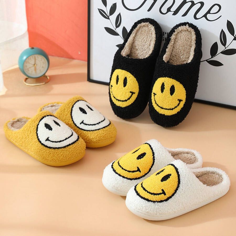 Budino Smiley Pantoffels Smiley Sloffen Pantoffels Sloffen en Wit Blauw - Foto 5