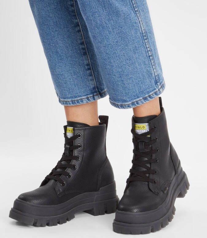Buffalo Aspha RLD veterboots zwart