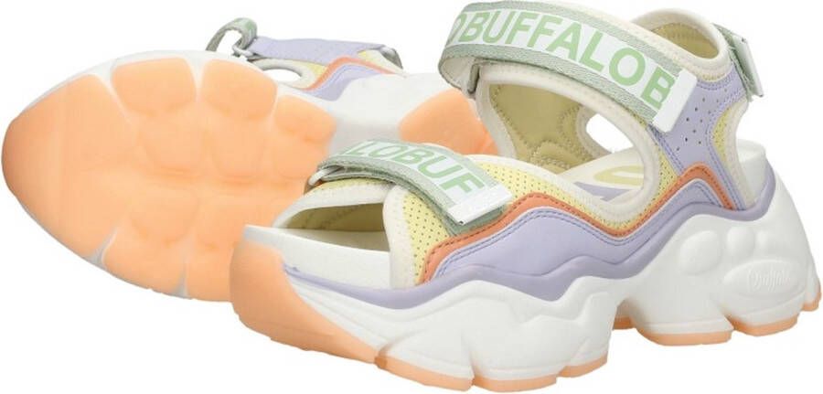 Buffalo Binary 0 Sandalen Plat lila