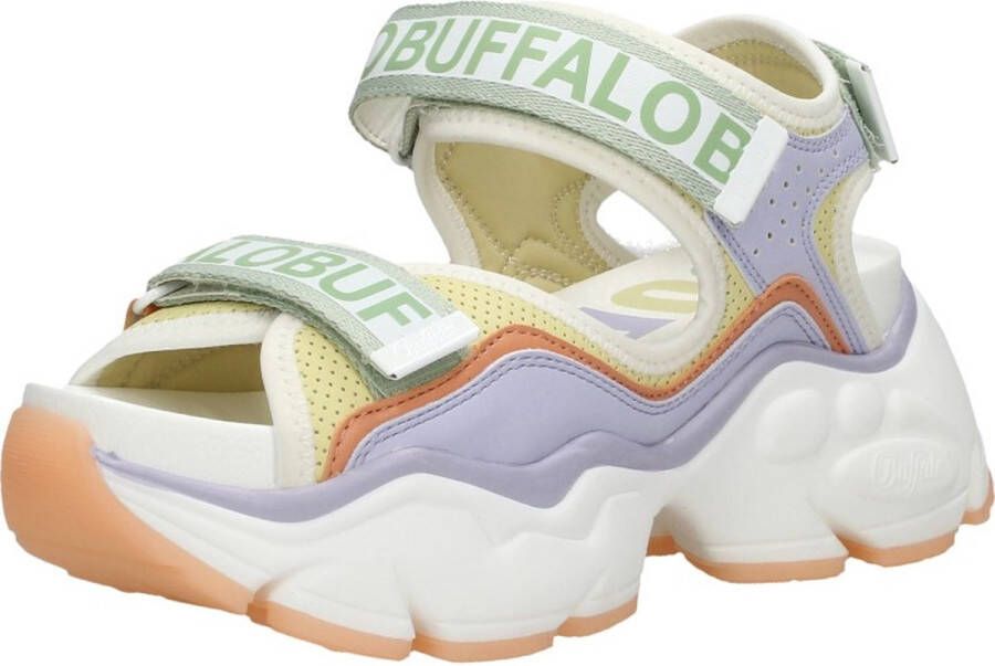 Buffalo Binary 0 Sandalen Plat lila