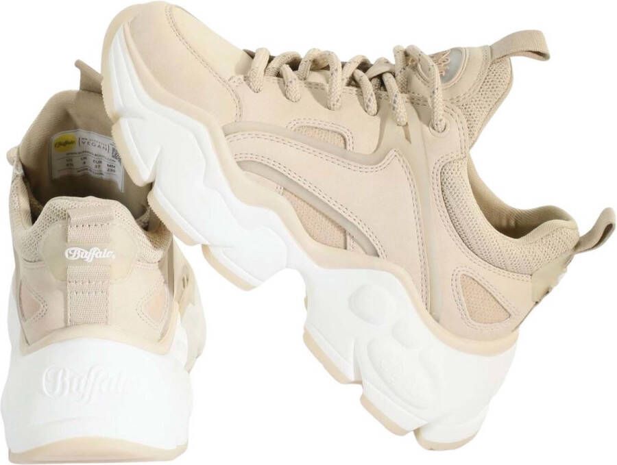 Buffalo Binary C Sneakers Laag Beige