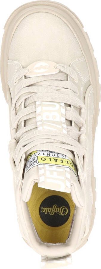 Buffalo dames veterboot. Beige