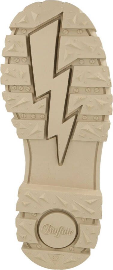 Buffalo dames veterboot. Beige