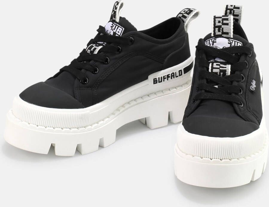 Buffalo Sneakers Raven Lo Vegan Sakers 1630640-Blk Zwart Dames - Foto 8