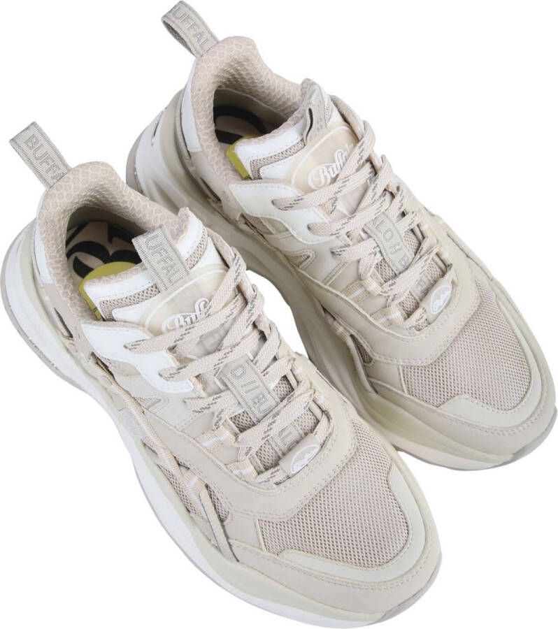 Buffalo Triplet Hollow Sneakers Laag Beige