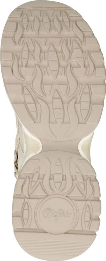 Buffalo Triplet Hollow Sneakers Laag Beige