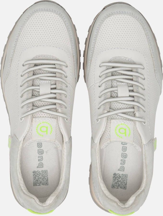 Bugatti Cirino Sneakers wit Textiel