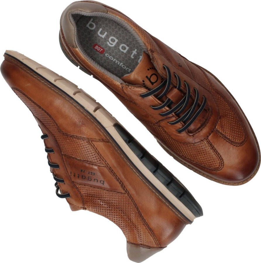 Bugatti heren sneaker Cognac