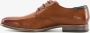 Bugatti leren heren veterschoenen Cognac - Thumbnail 8