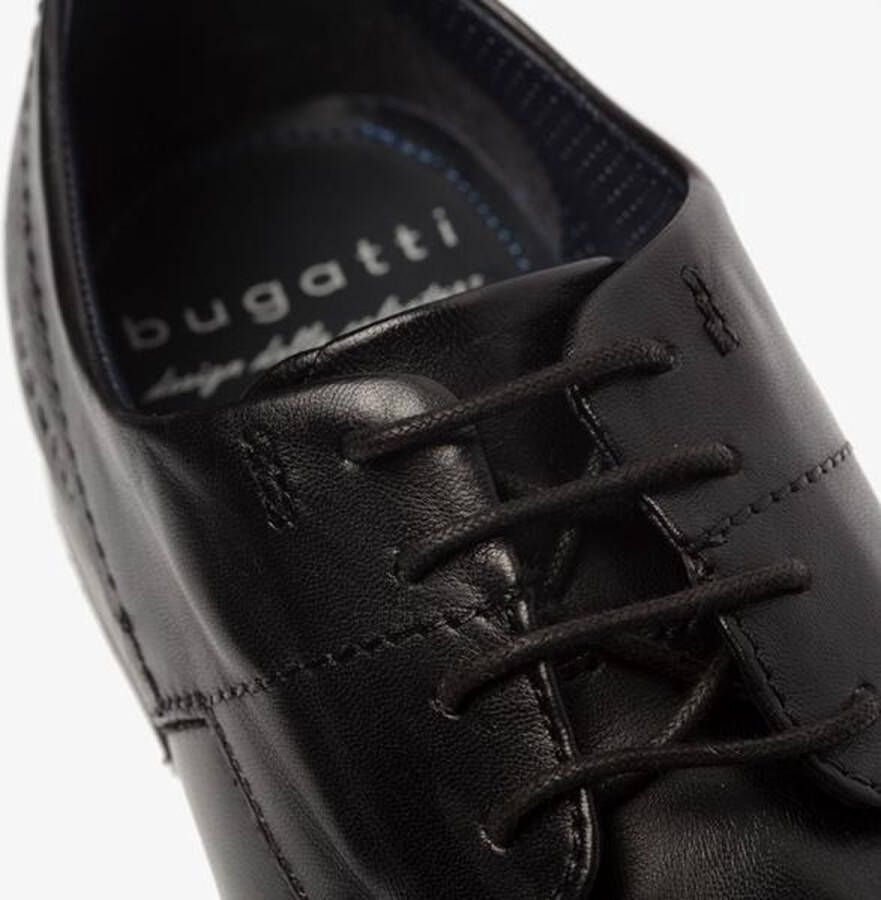 Bugatti leren heren veterschoenen Zwart Echt leer - Foto 4