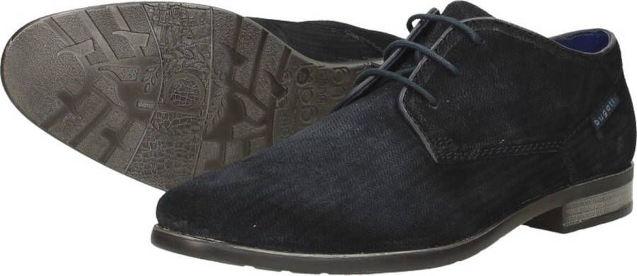 Bugatti Licio Eco Veterschoenen blauw Suede