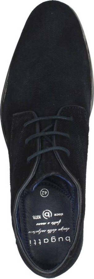 Bugatti Licio Eco Veterschoenen blauw Suede