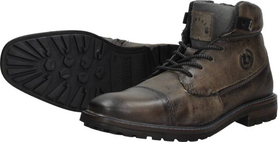 Bugatti Masat Comfort Veterschoenen Hoog donkergrijs