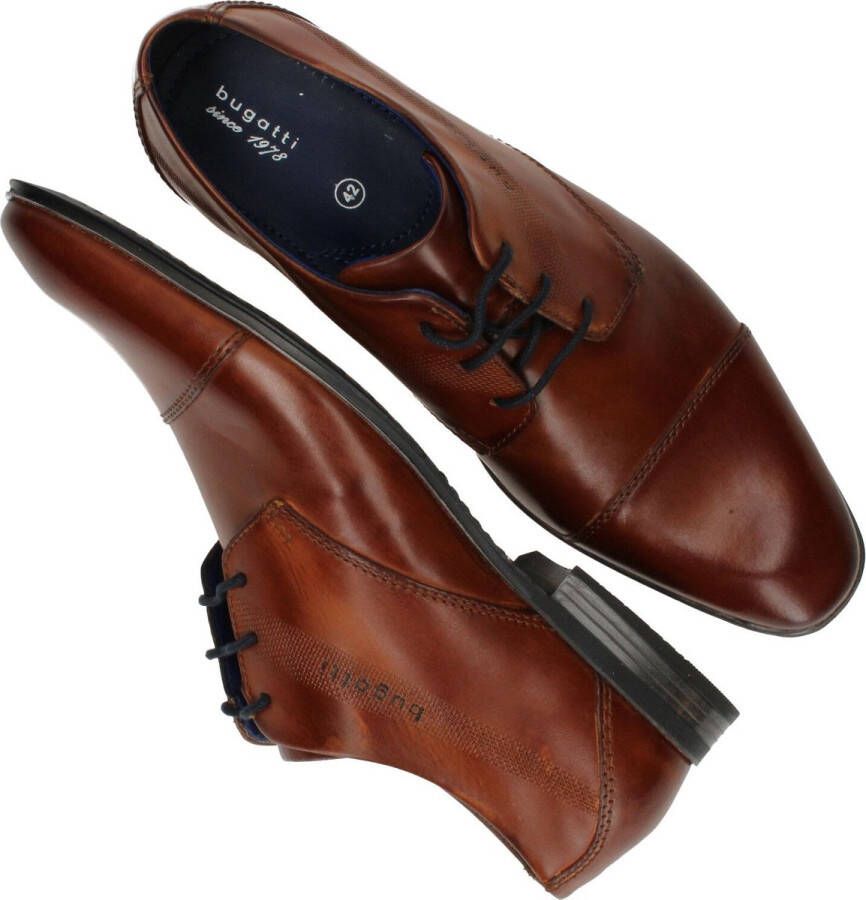 Bugatti Klassieke Leren Schoen Brown Heren - Foto 9