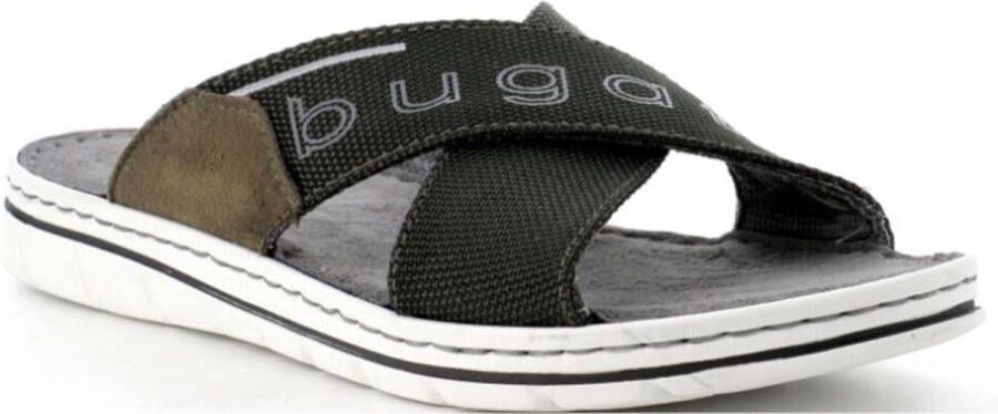 Bugatti Sani Slippers groen Textiel Heren