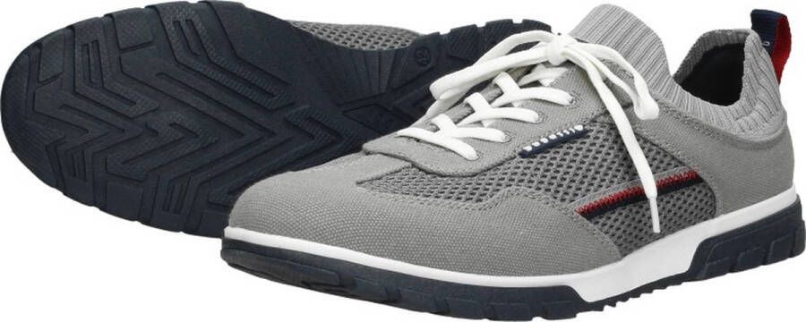 Bugatti Sonar Exko Veterschoenen Laag Lichtgrijs