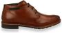 Bugatti Klassieke Leren Veterschoen Brown Heren - Thumbnail 14
