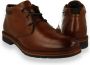 Bugatti Klassieke Leren Veterschoen Brown Heren - Thumbnail 5