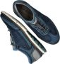 Bugatti Blauwe Leren Sneaker met Elastische Veters Blue Heren - Thumbnail 4