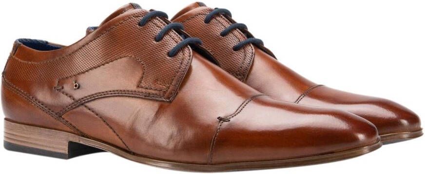 Bugatti Veterschoenen cognac Leer
