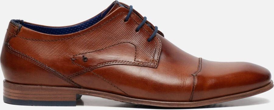 Bugatti Veterschoenen cognac Leer