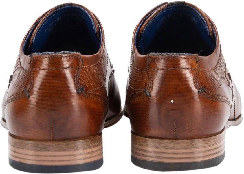 Bugatti Veterschoenen cognac Leer
