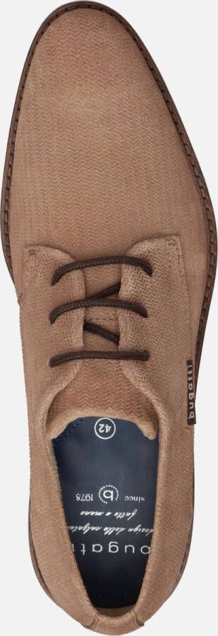Bugatti Zanerio Veterschoenen beige Suede