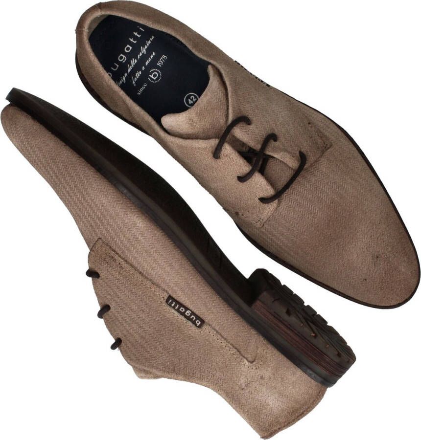 Bugatti Zanerio Veterschoenen beige Suede