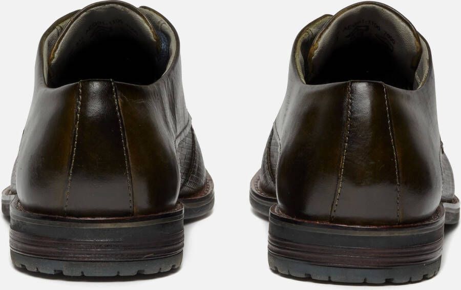 Bugatti Zanerio Veterschoenen groen Leer