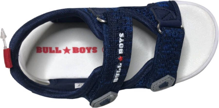 Bull Boys BBCL2105 velcro's LED lampje dino sandalen navy - Foto 2